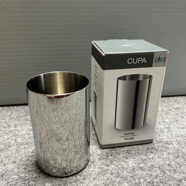 [SAMPLE] タンブラー｜ZACK 40081 CUPA MP コップ 高さ10cm 直径6.5cm 250ml 18/10ステンレス製 ミラーポリッシュ仕上げ [在庫有り]