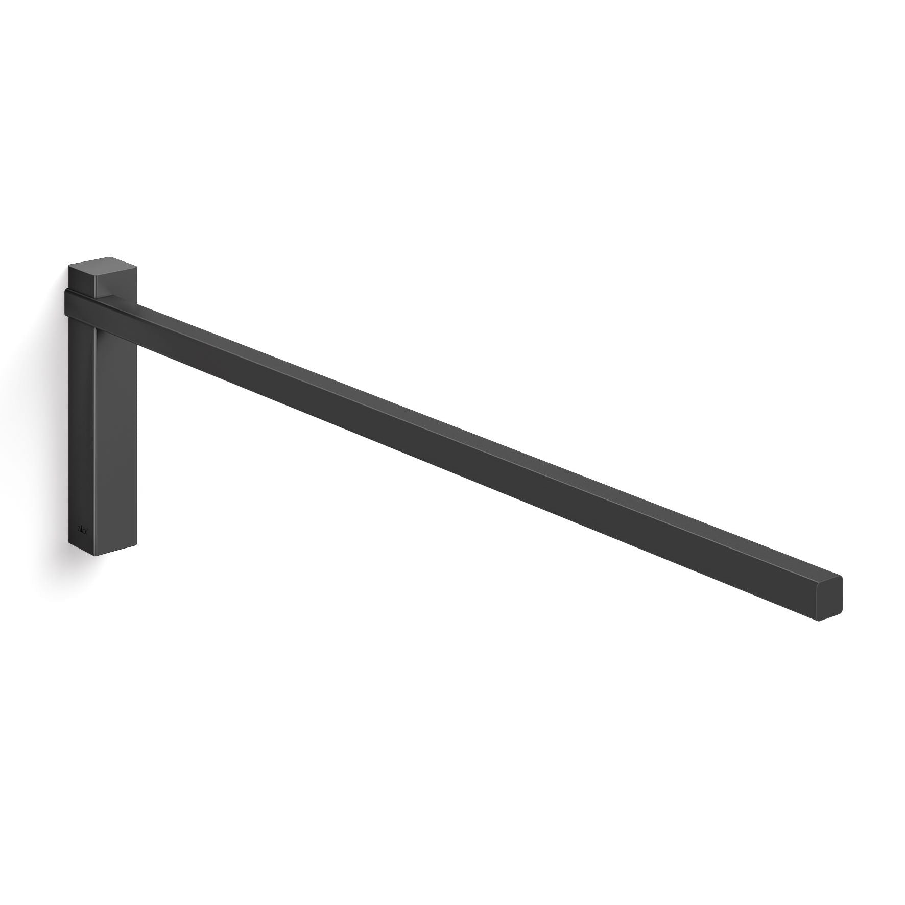 タオル掛け｜CARVO MB タオルホルダー タオルレール タオルハンガー 壁設置 幅2.1cm 高さ12cm 長さ44cm 18/10ステンレス製 マットブラック 40511